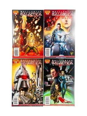 Battlestar Galactica The Final Five #1-4 Complete Run Dynamite Comics 2009 BSG